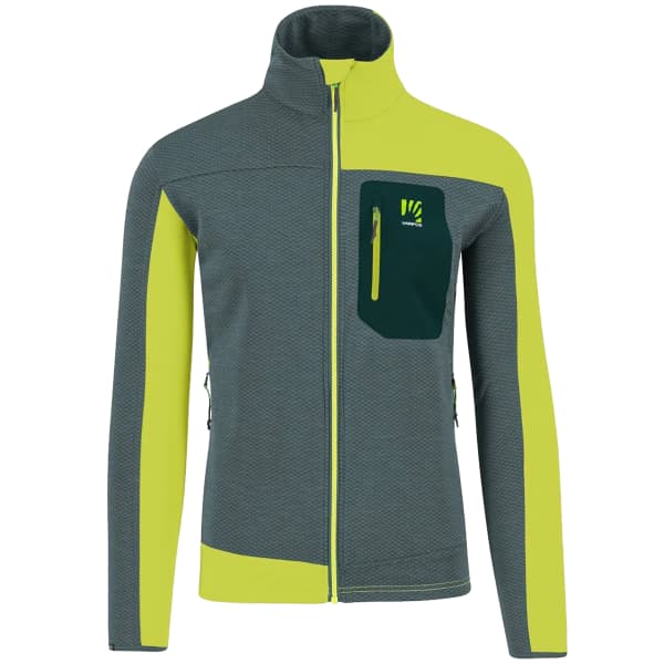 Veste polaire ski rando KARPOS CHERZ FLEECE NORTH ATLANTIC/KIWI COLADA
