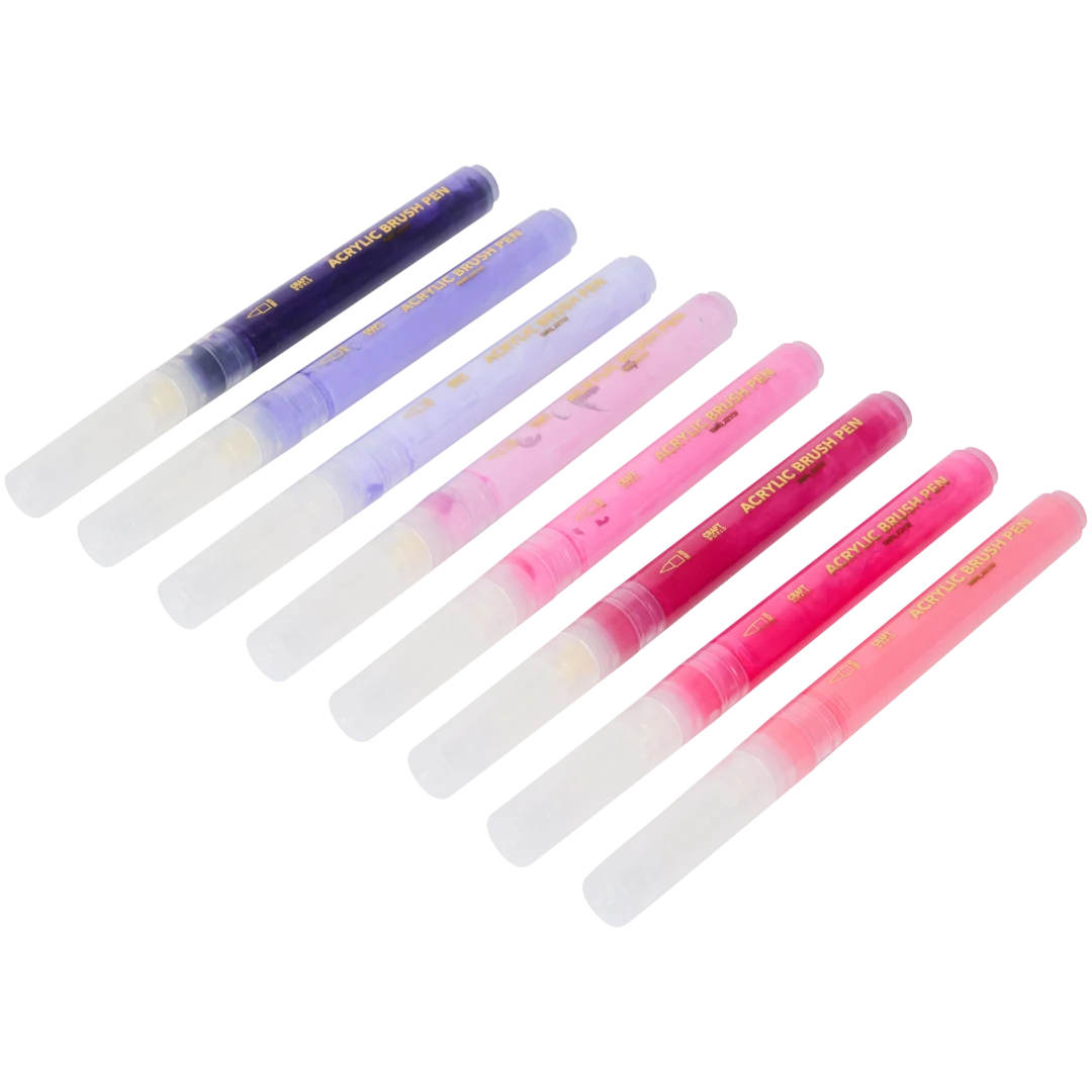 Marqueurs pinceaux acryliques