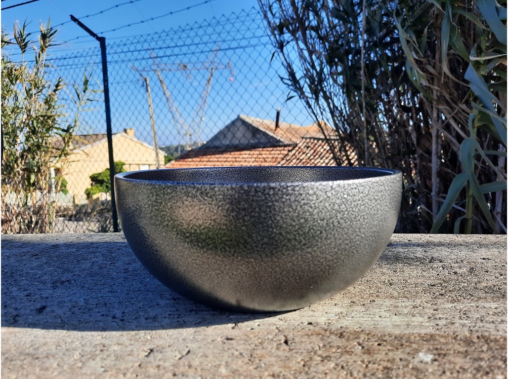 TAÇA BUD IN&OUT ANTRACITE 20X9CM