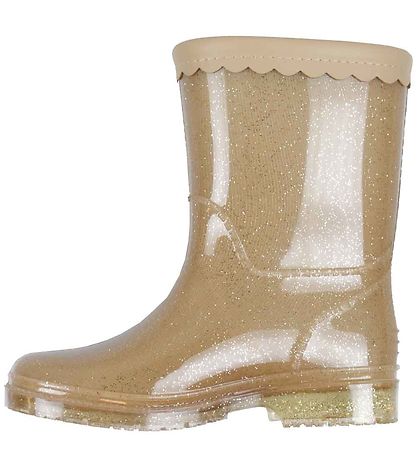 Petit by Sofie Schnoor Gummistiefel Gefüttert - Nougat m. Glitze