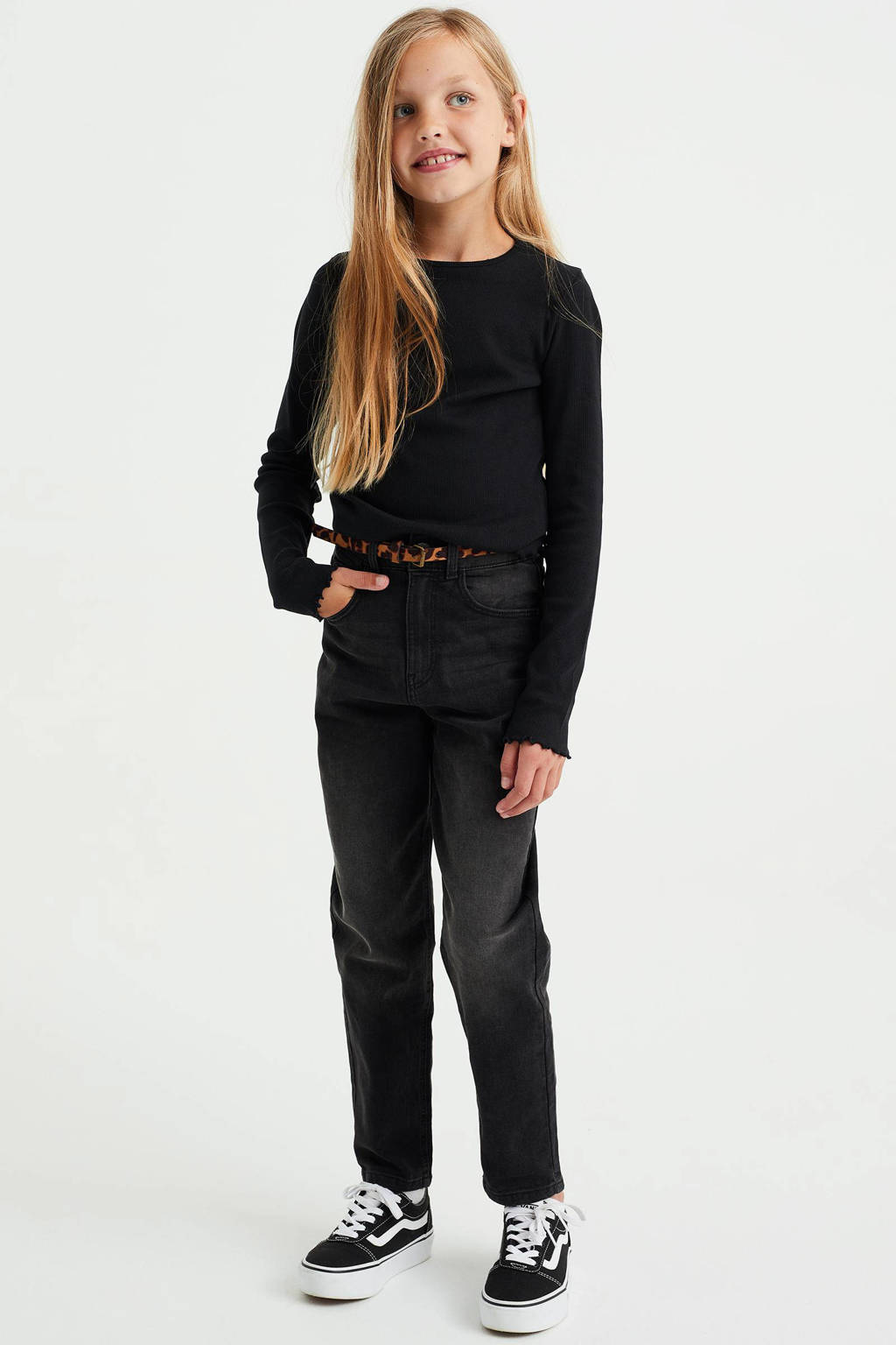 WE Fashion longsleeve hardblauw