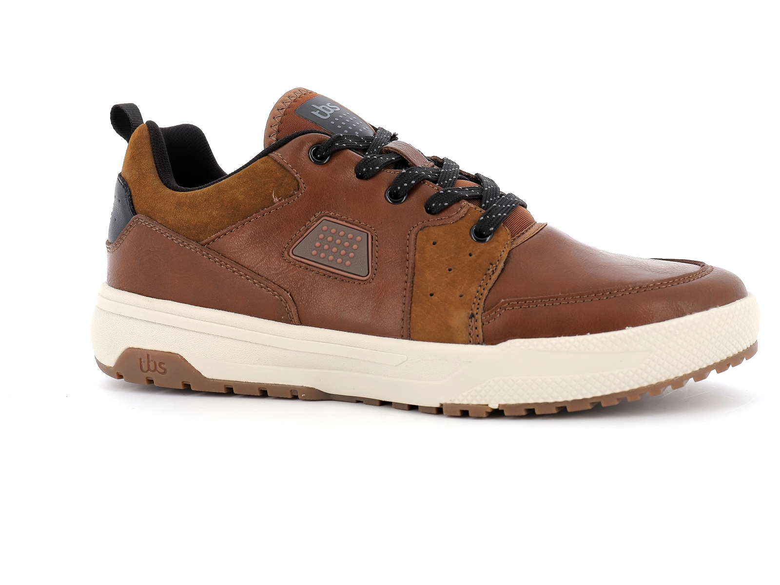 Tbs-NARVAEZ Cuir Marron Foncé