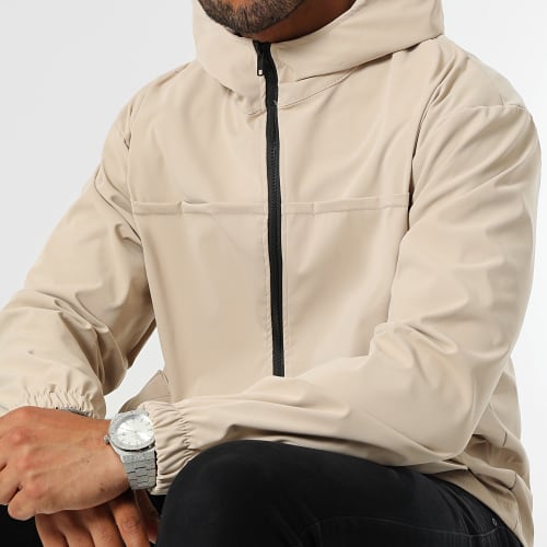 Veste Zippée A Capuche 0137 Beige Clair