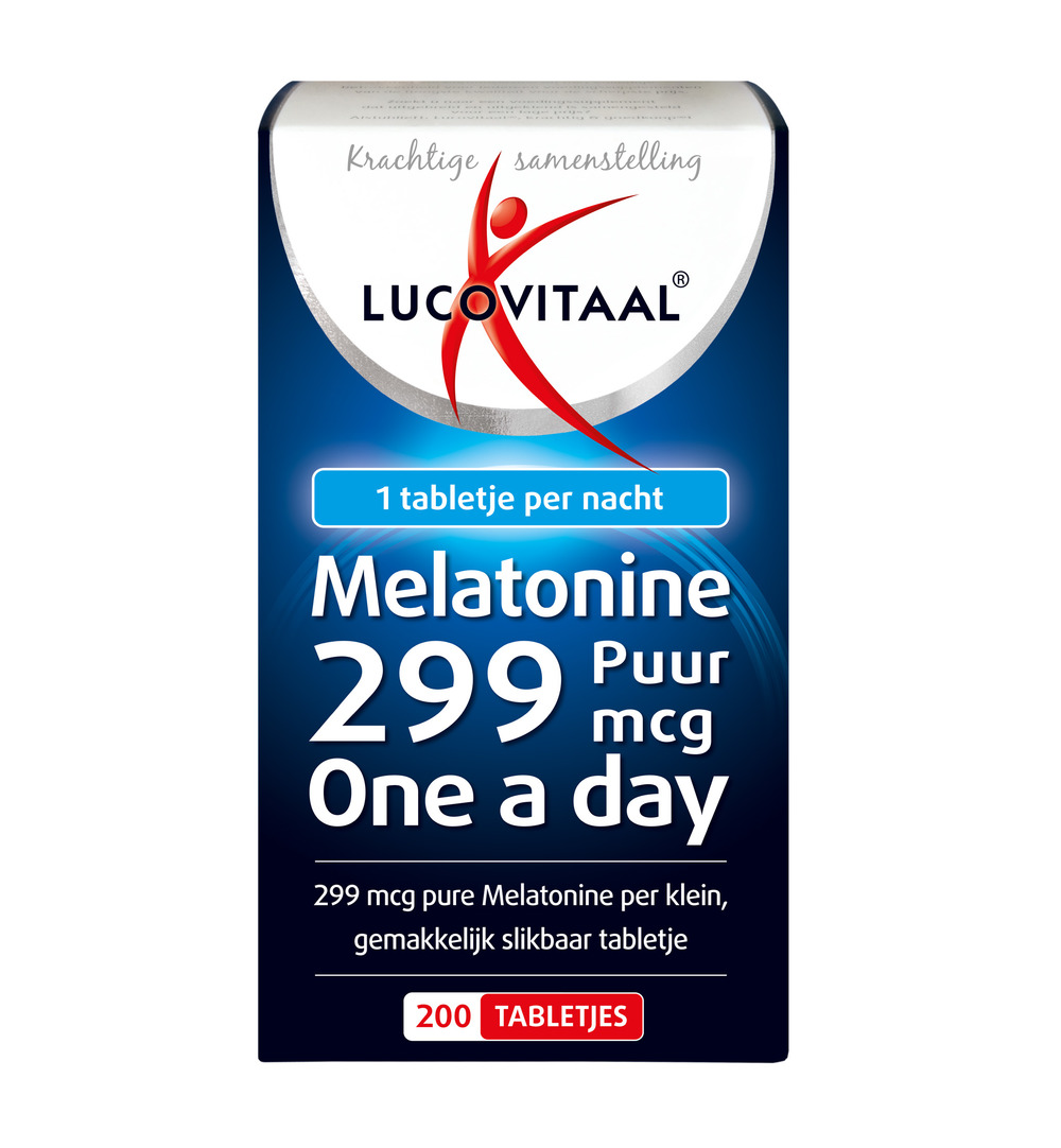 Lucovitaal Melatonine Puur 299mcg (200 tabletten)