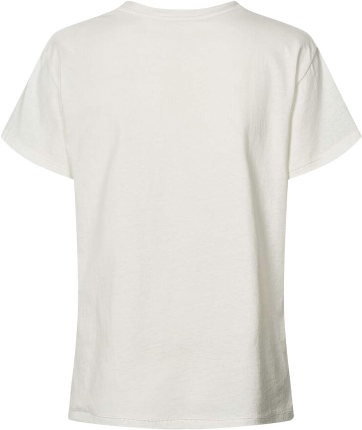 Rabens Saloner Wild @heart t-shirt - Ambla Chalk
