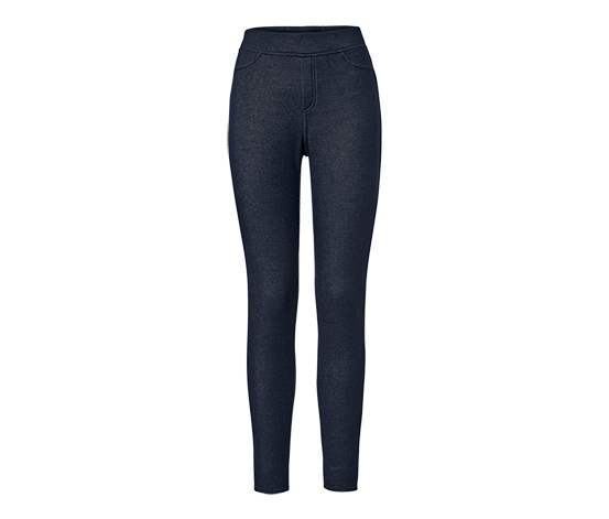 Gefütterte Leggings in Jeansoptik