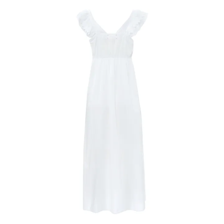 Xirena Robe Leila Popeline de Coton | Blanc