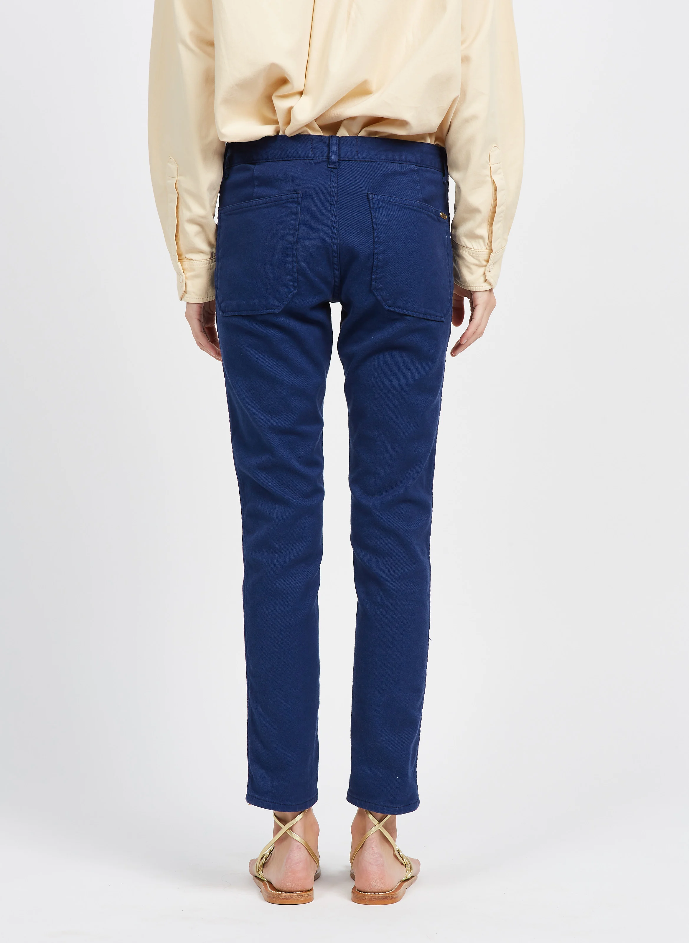 PIERCE - Jean slim en coton mélangé | Bleu