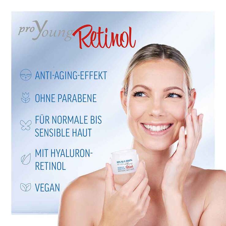 Hyaluron Proyoung Retinol Nachtcreme, 140 ml