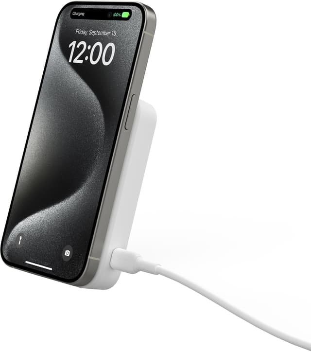 Belkin BoostCharge Pro 10K Magnetic Qi2 powerbank (white)