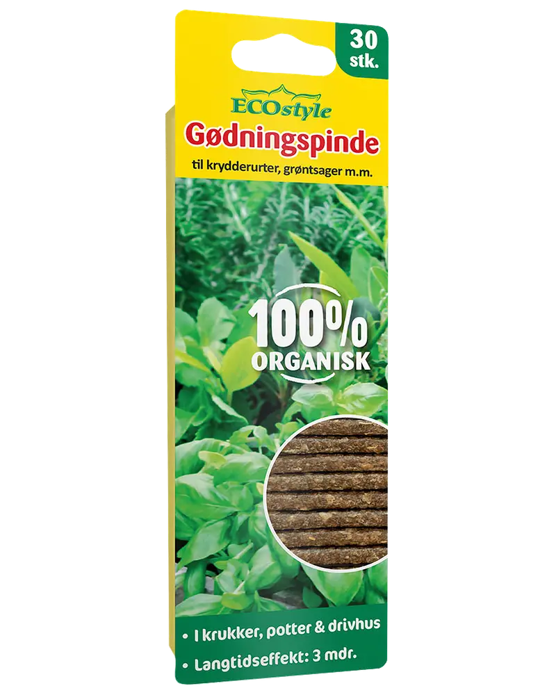 ECOstyle Gødningspinde krydderurter 30-pak
