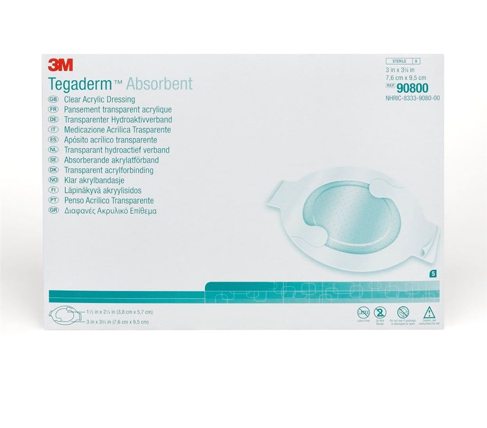 TEGADERM Wundverband 7.6x9.5cm (n) Box 10 Stk