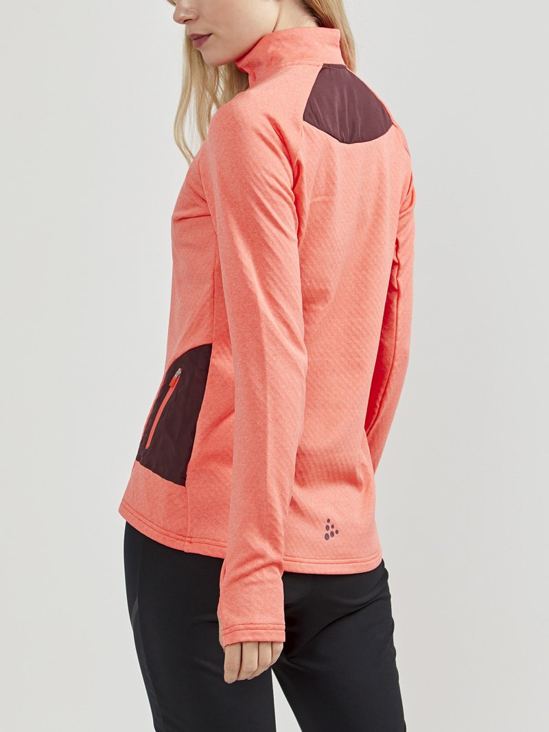 Craft Core Trim Thermal Midlayer Trøje Koral Dame