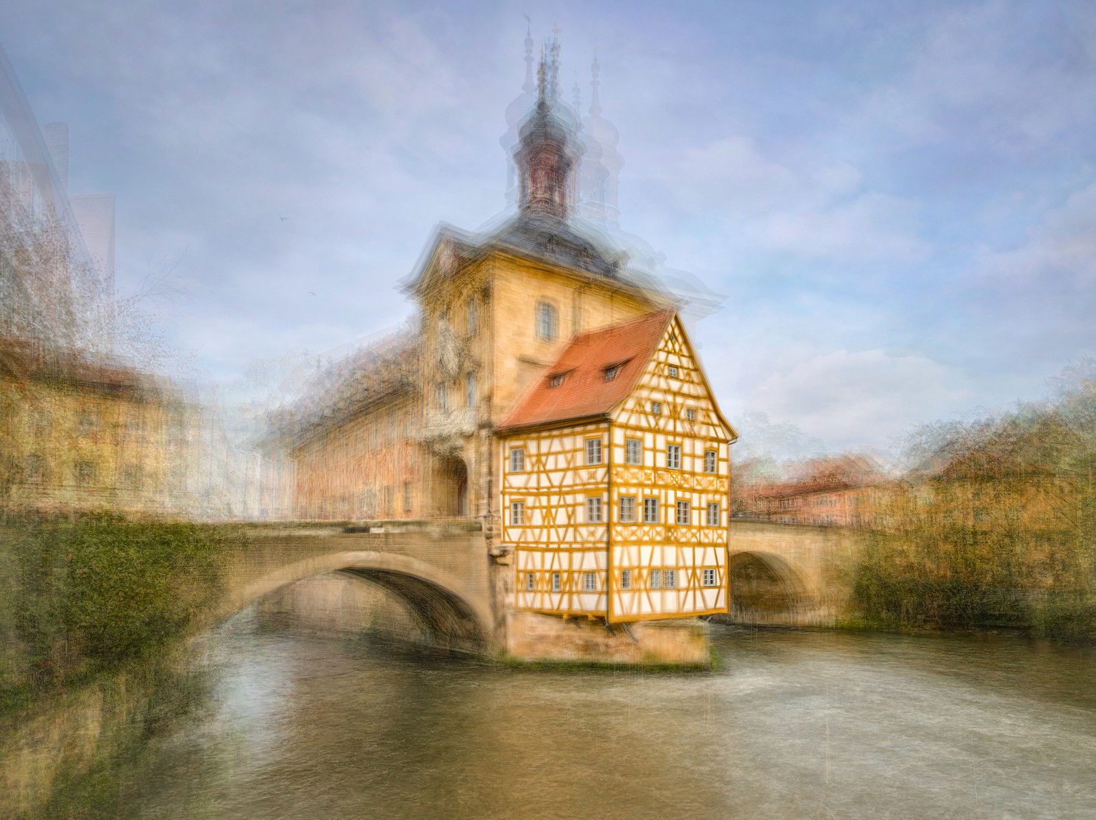 Over the Regnitz River by Pep Ventosa - Limited Edition. Edition of: 150. Signed.