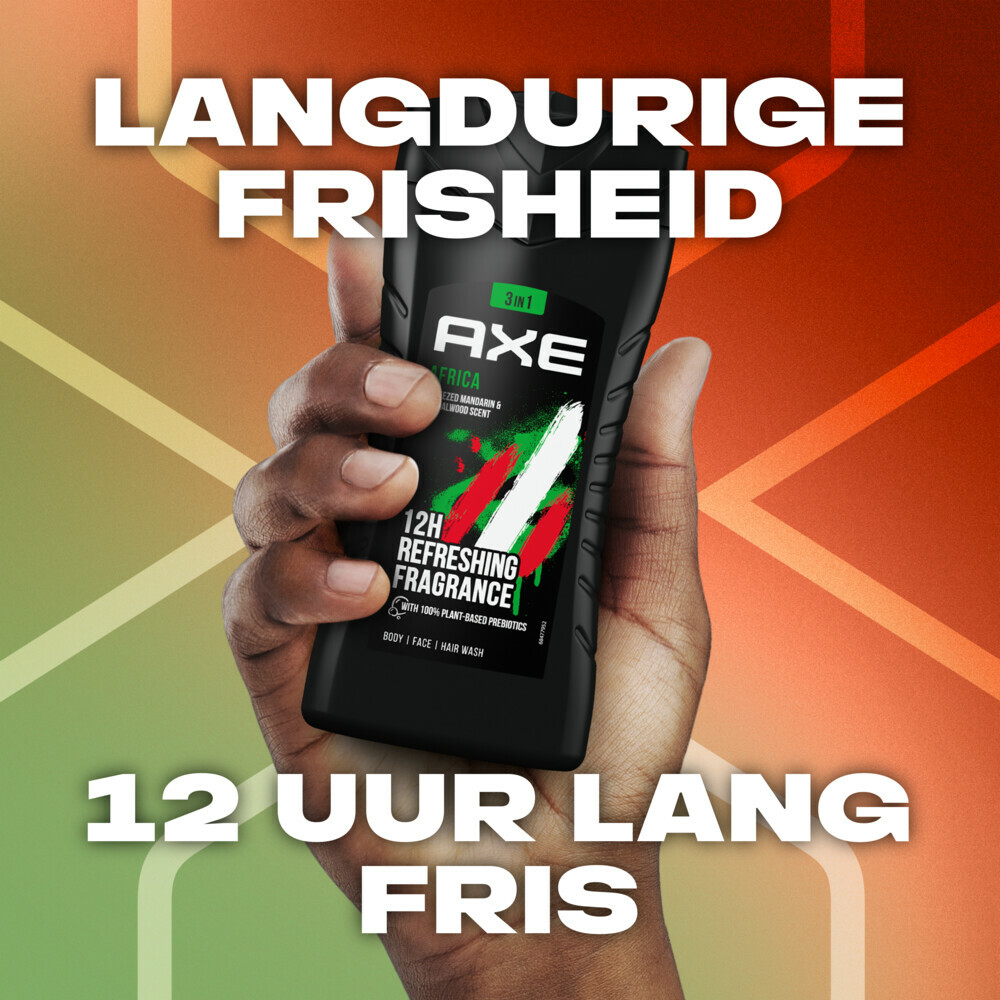 Axe 3-in-1 Douchegel Africa250 ml