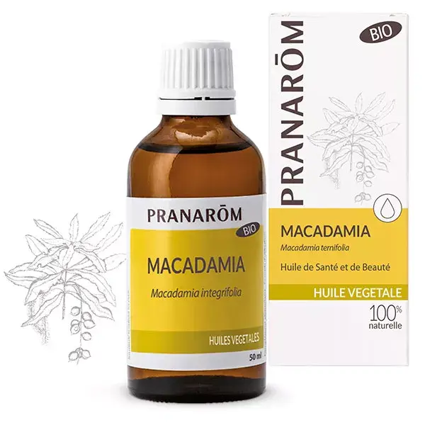 Óleo Vegetal de Macadâmia Orgânico Pranarom 50ml