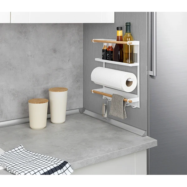 Étagère de cuisine magnétique blanche Wenko by Maximex