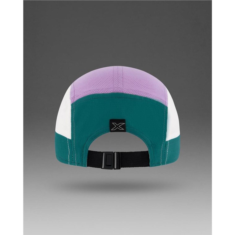 2XU Light Speed Cap Slate Green/Grape Fizz
