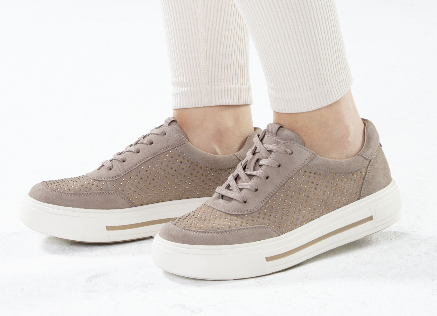 ELENA EDEN Sneaker aus feinem Veloursleder