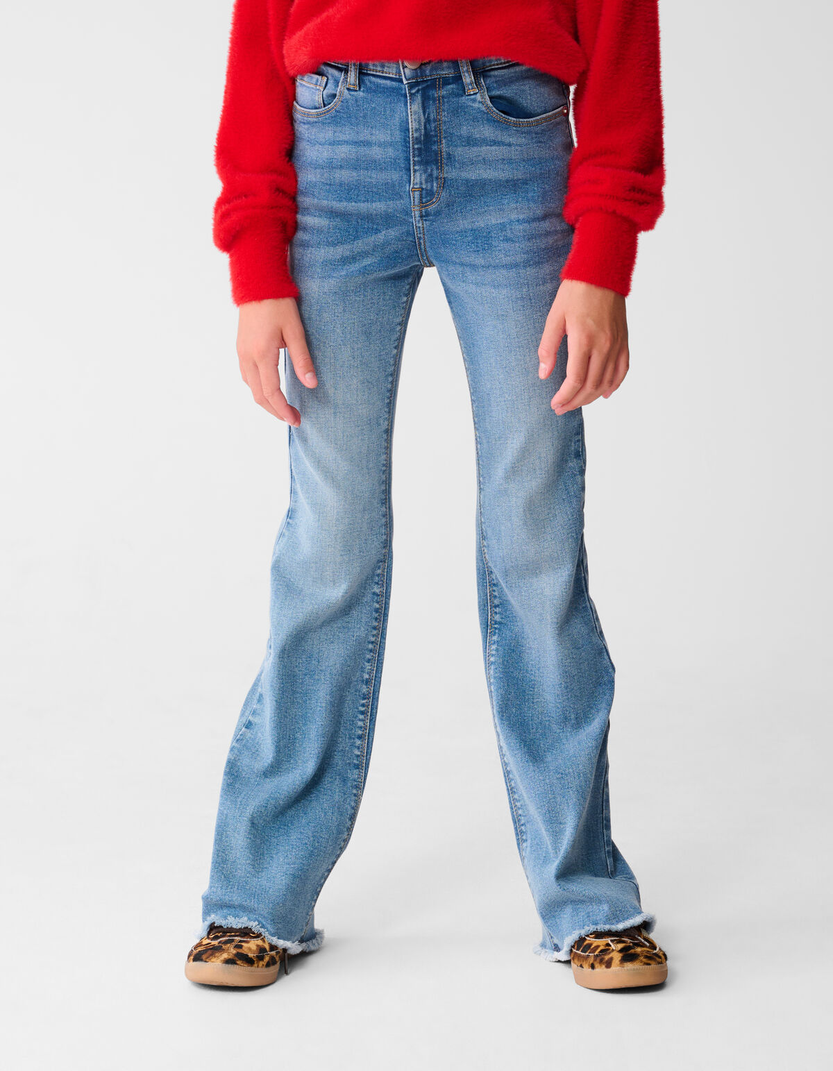 Flared Fit Jeans Mediumstone