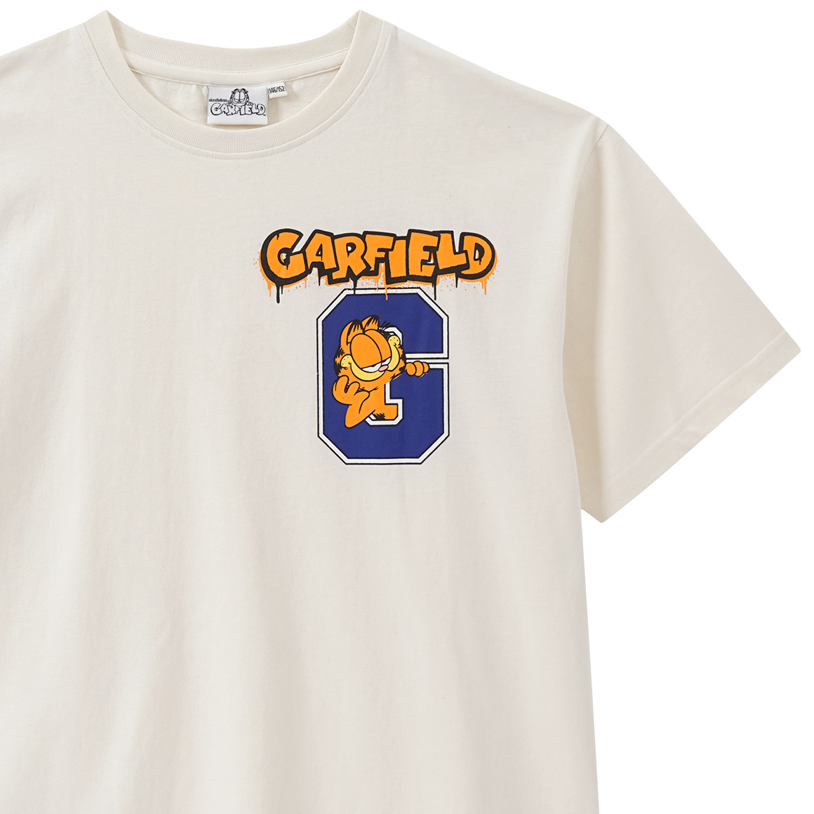 Beatwear Garfield T-Shirt mit Print weiss