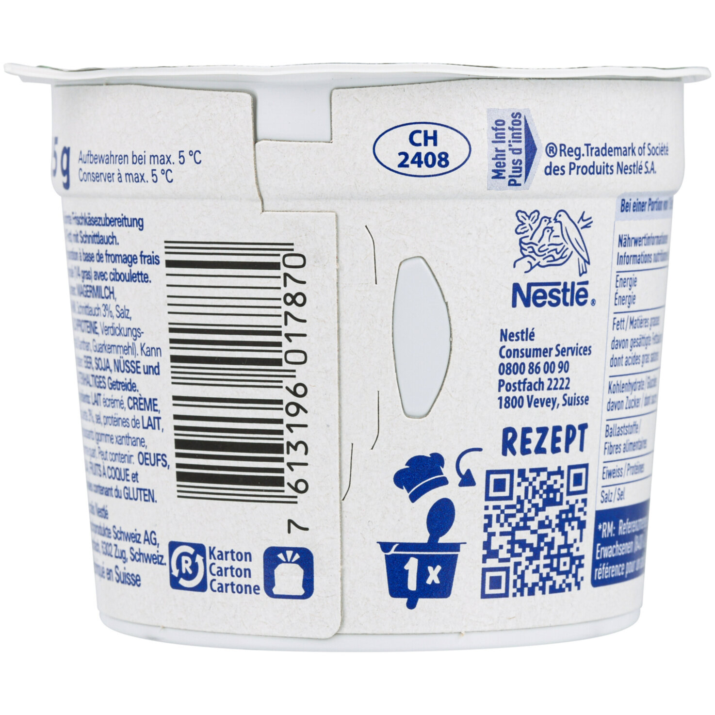 Hirz Hüttenkäse Schnittlauch 2x115g