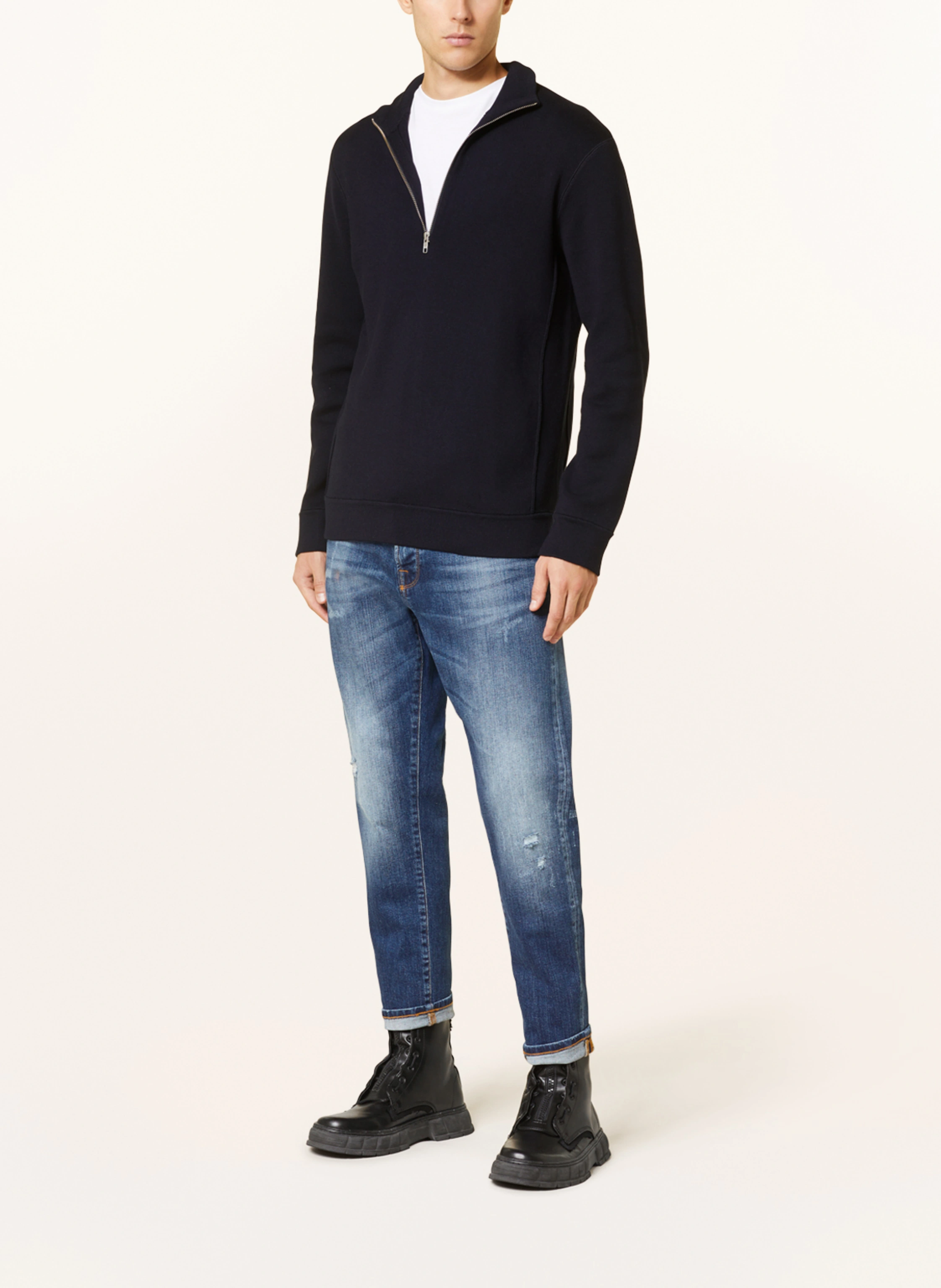 GOLDGARN DENIM Jeans RHEINAU Relaxed Cropped Fit mit verkürzter Beinlänge
