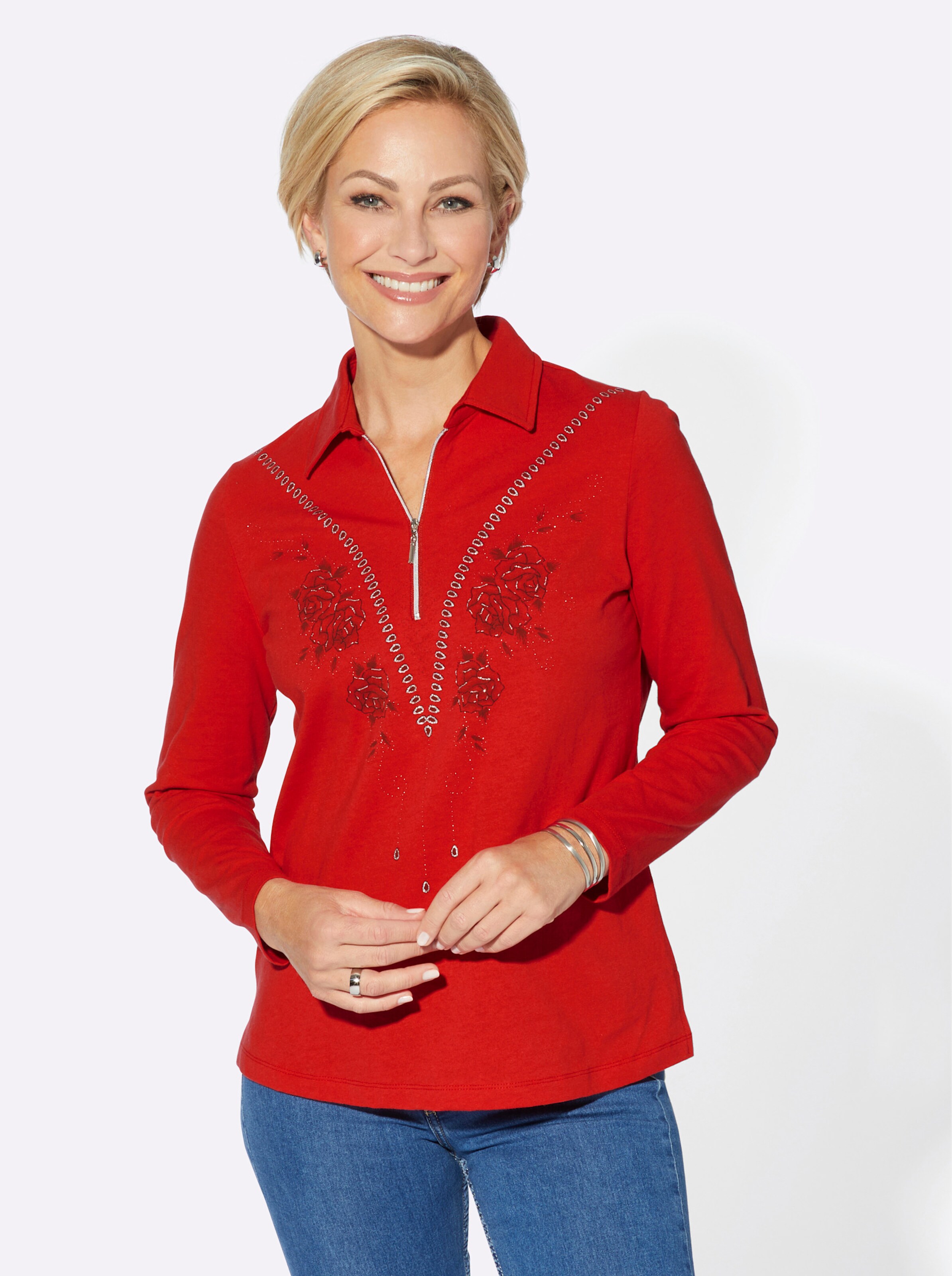 Poloshirt in rot