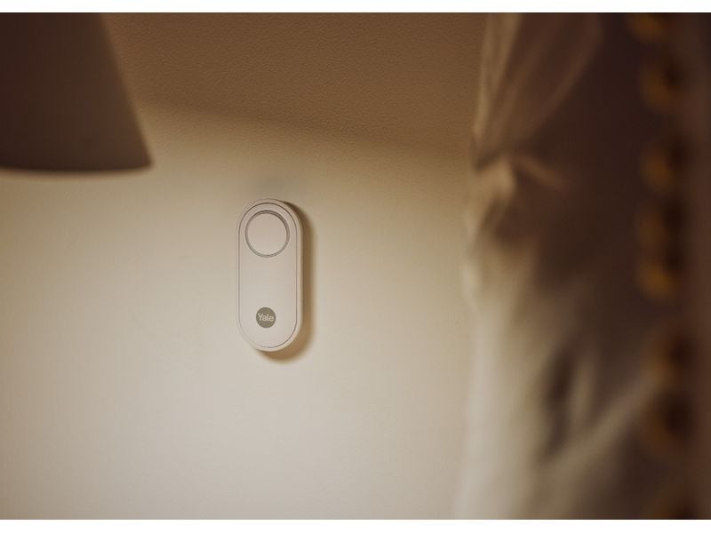 Yale Funk-Fernbedienung Smart Alarm Button, Panikschalter Türklingel für zusätzlichen Komfort und Sicherheit
