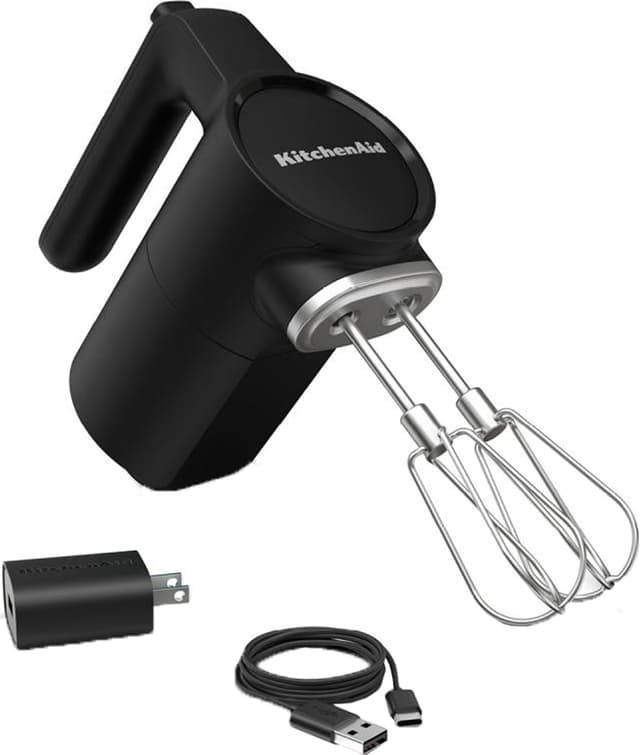 KitchenAid Go batteridrevet håndmikser 5KHMR700BM (sort)