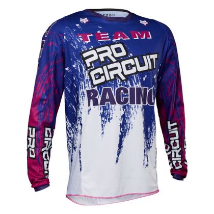 Maillot cross Fox 180 PRO CIRCUIT 2023 - Bleu / Blanc