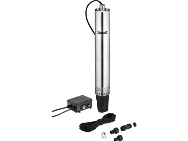Kärcher BP 6 Deep Well, 1000 W, 5,5 bar, 5000 l/t, Sort, Metallic