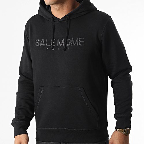 Sweat Capuche Gorille Noir Glitter
