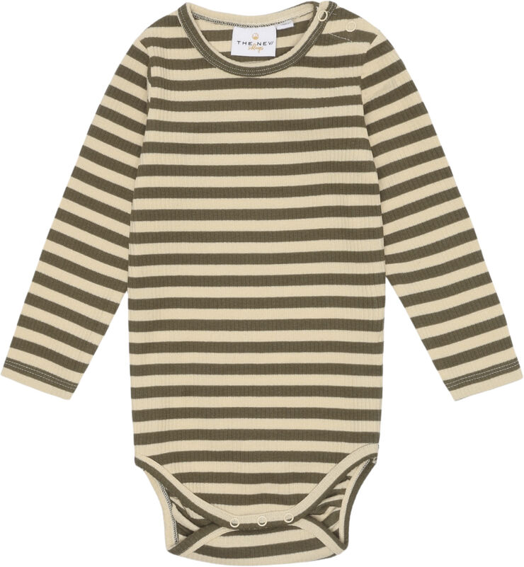 The New TNSFro Uni L_S Rib Body Ivy green