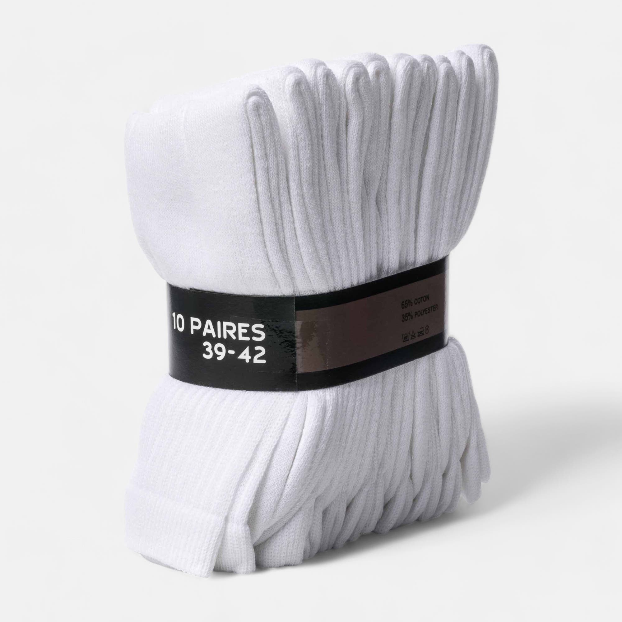 Chaussettes de sport Homme blanc