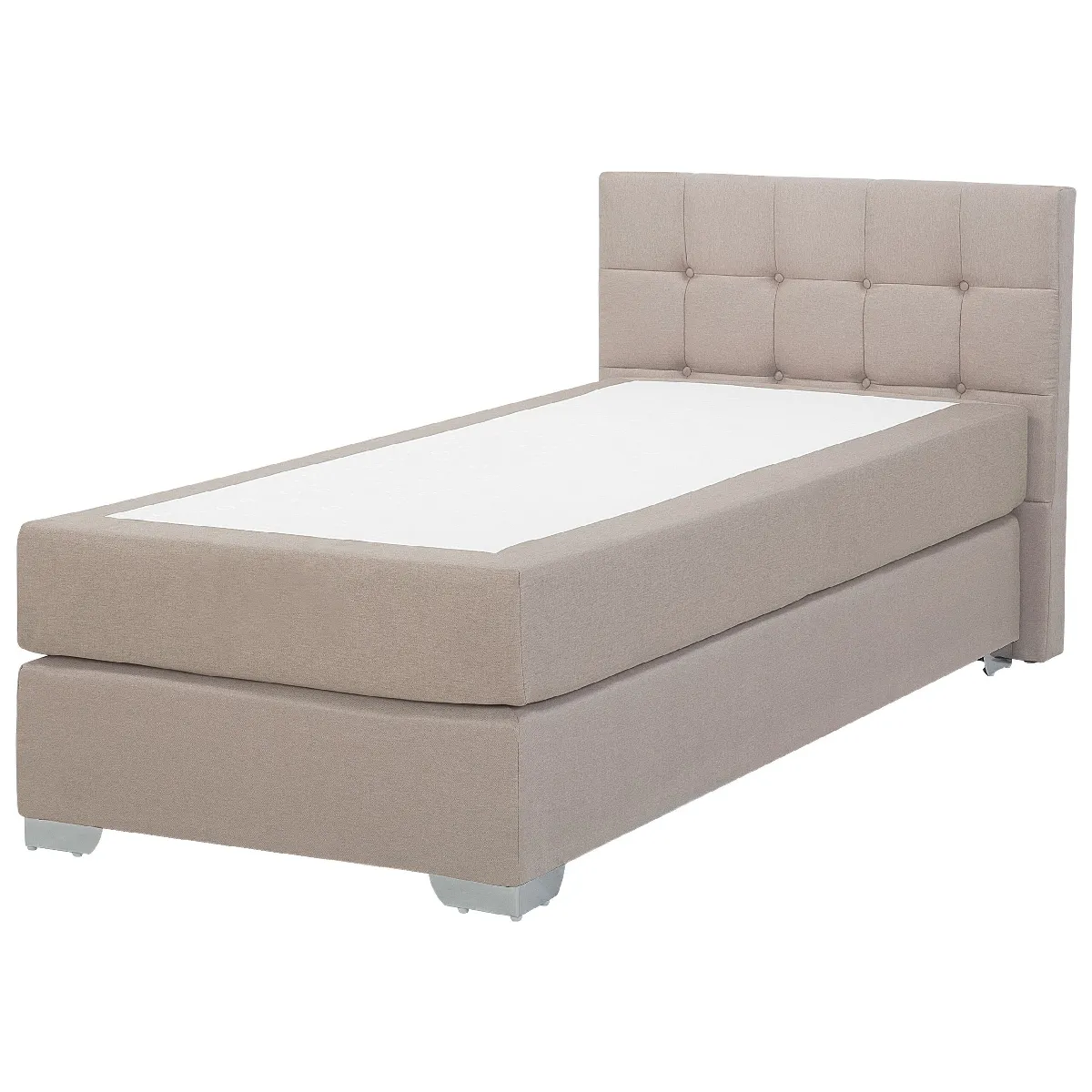 Beliani ADMIRAL Lit Boxspring 90x200 cm - Beige