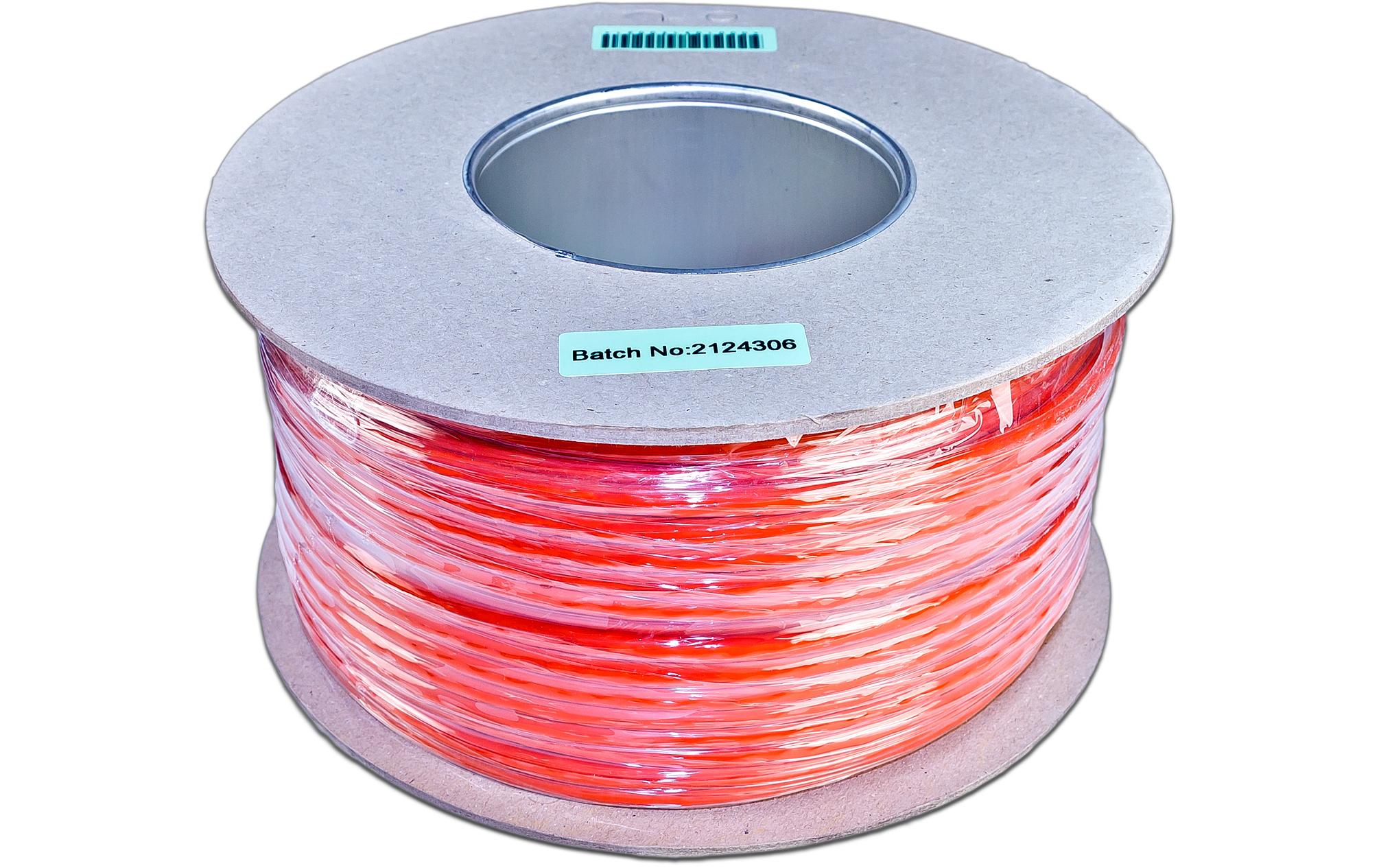 Verlegekabel VKW SFTP K7 LSOH3 Cat 7, S/FTP, 100 m, Orange<br>KAT7 Verlegekabel, S/FTP, 1000MHz, LSOH3, Single, 100m