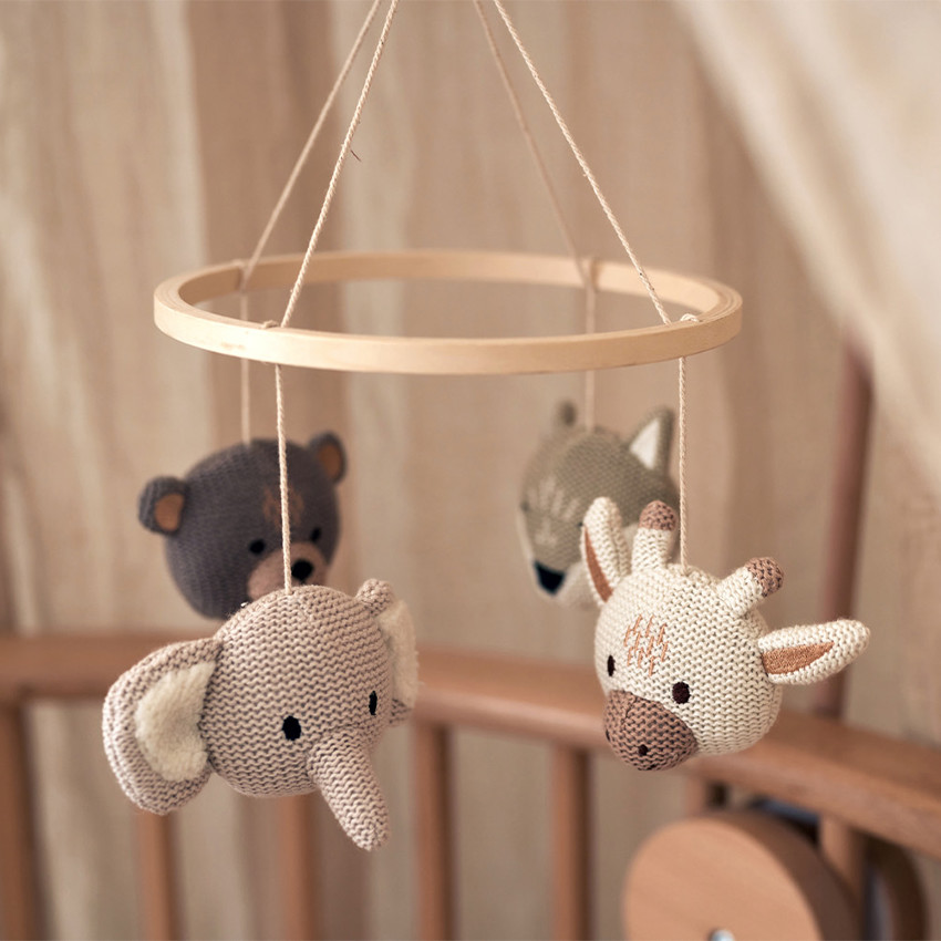 Mobile en bois Animals