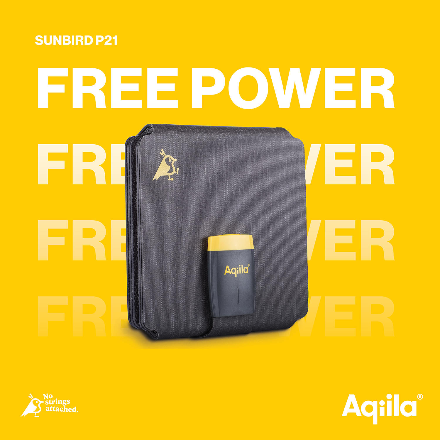 Aqiila Sunbird P21 21W Solar Charger