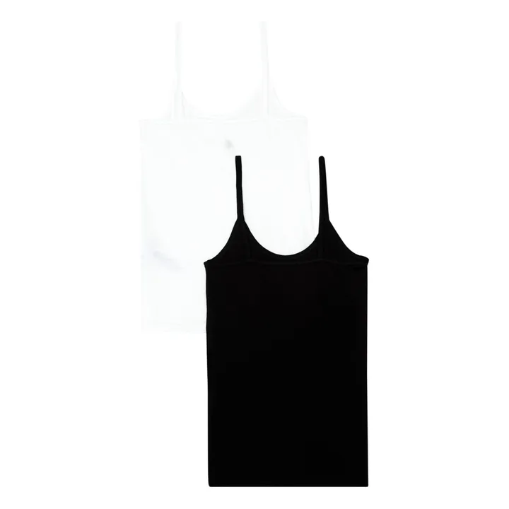 Petit Bateau Lot 2 Débardeurs - Collection Femme  | Blanc