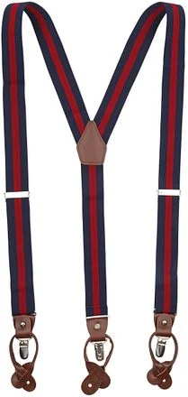 Suitable Luxe Bretels Navy Streep Rood SUS-Y-LUX-3,5 cm stripe red/navy kopen