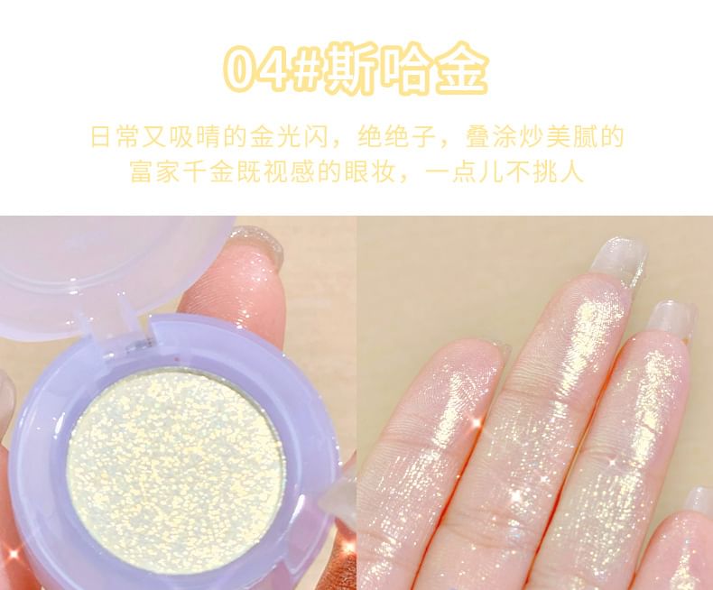 xixi - Glitter Mud Eyeshadow - 4-6