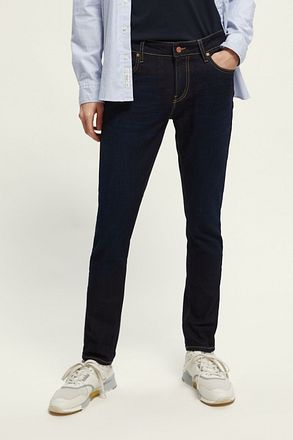Scotch and Soda Skim Jeans Zwart 165605 kopen