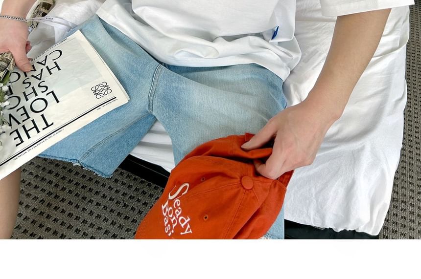SeoulPop - T-shirt met korte mouwen en dierenprint en losse pasvorm