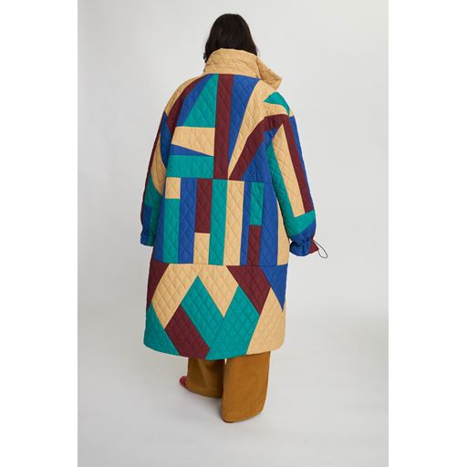 Stella Nova Patchwork Frakke, Multicolour, S/M