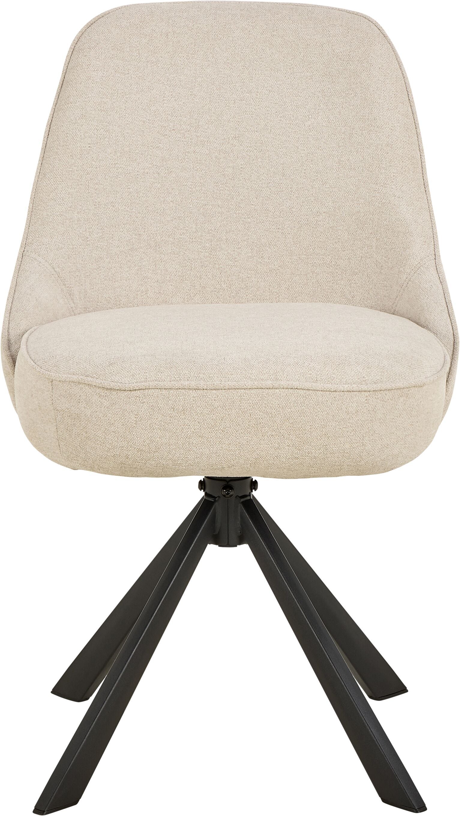 ALVO Stuhl - Beige / B: 52.0 cm x T: 56.0 cm x H: 83.5 cm