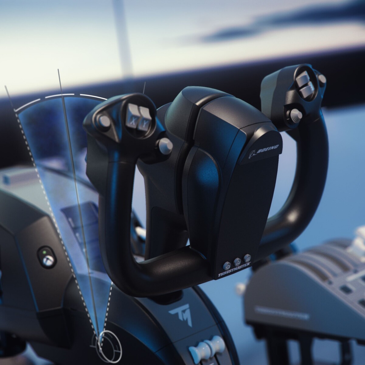 Thrustmaster - Tca Yoke - Boeing Edition Til Xbox Og Pc