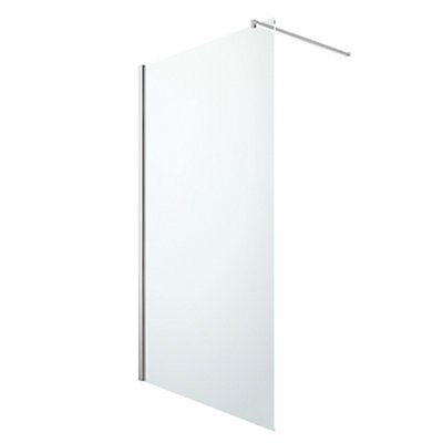 Paroi de douche à l'italienne GoodHome Beloya transparente 120 cm