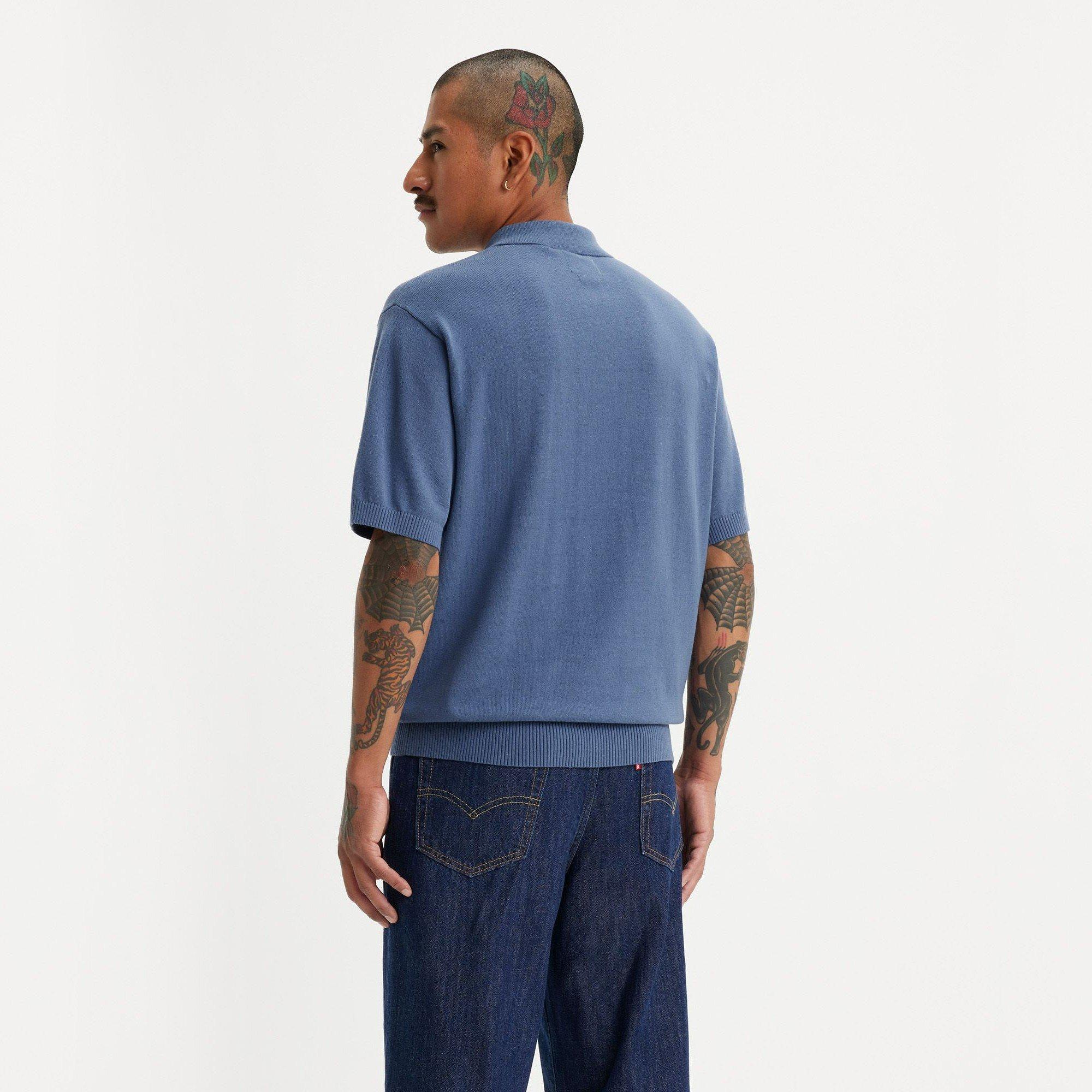 Levis Levis Sweater Knit Polo Coastal Fjor
