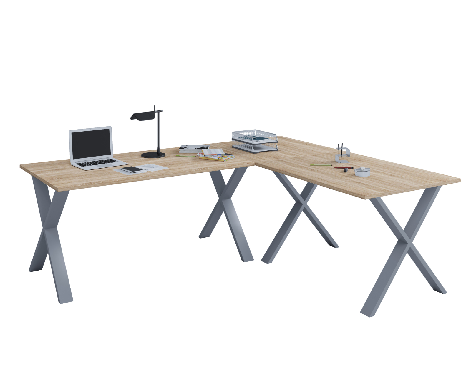 Eckschreibtisch LONA - Sonoma-Eiche - 160x160 cm